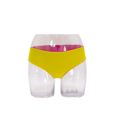 AVA Ava Two-tone,VIOLET/ magenta and Lime low-waisted culottes,