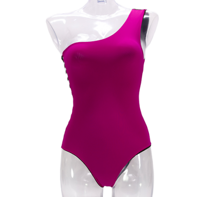 Diana violet one shoulder swimsuit