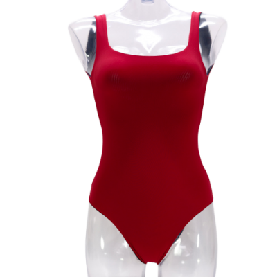 Red black swimsuit timeless made in Italy. Firenze