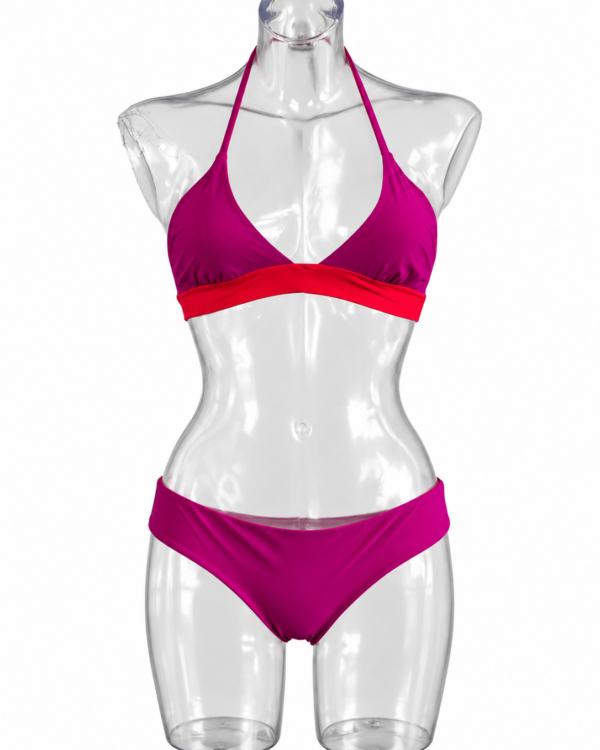 Zoe Brazil viola magenta e rosso – Triangolo e slip brazil