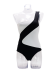 Ariel black white swimsuit