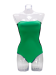 Chiara green and black reversible one-piece swimming costume