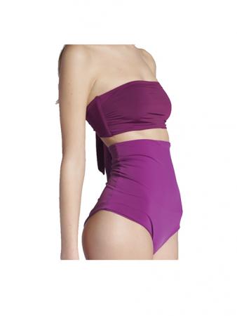 Sabrina violet bandeau bikini summer swimwear