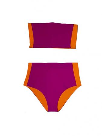 chiara bikini viola orange