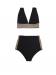 Lelein black bikini swimwear summer